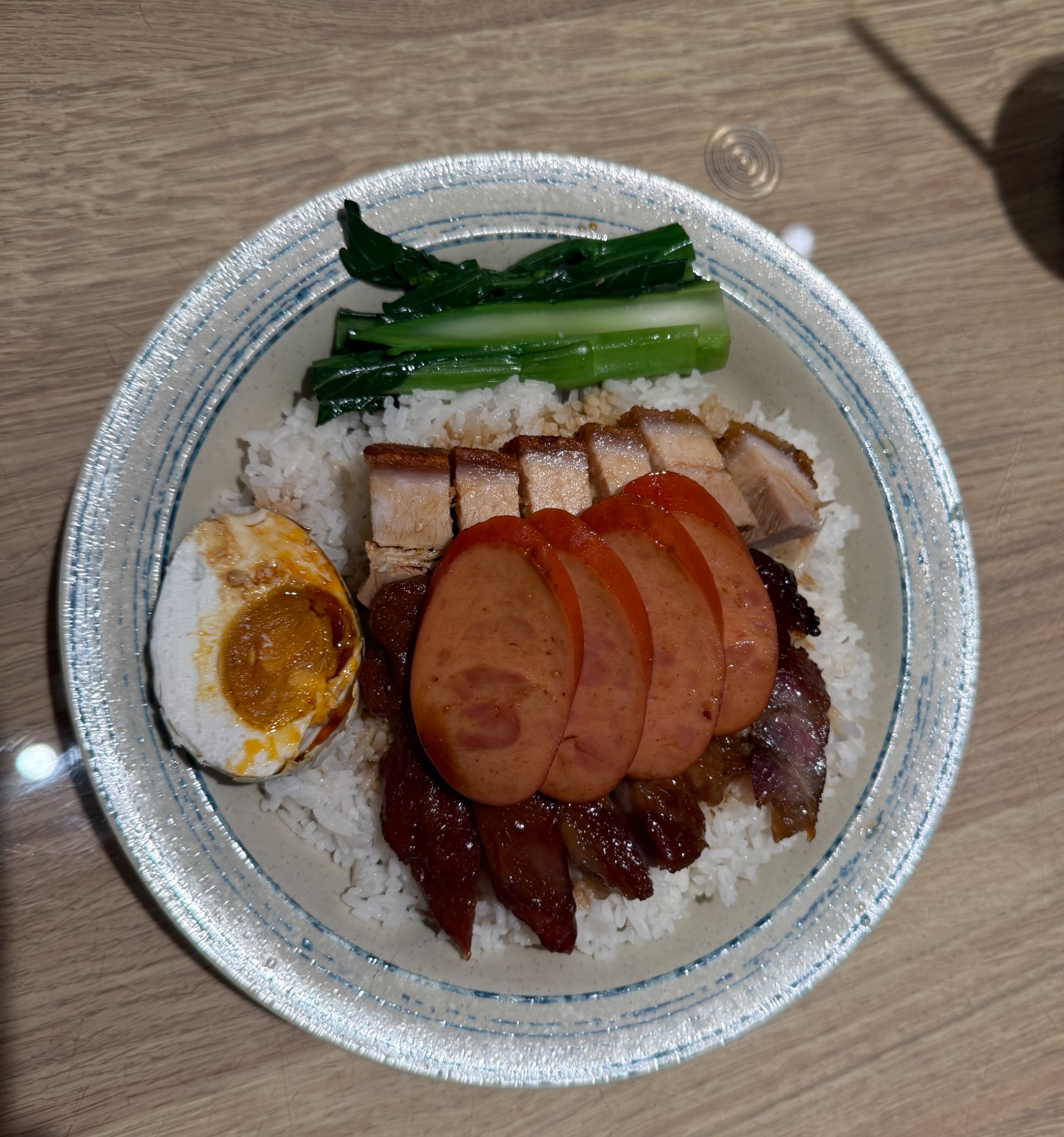 A local Hong Kong rice meal